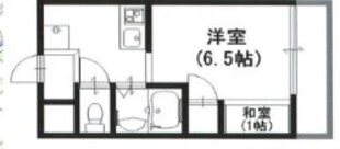 クラージュ保城の物件間取画像